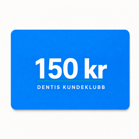 Dentis Kundeklubb - 150kr Dentis AS